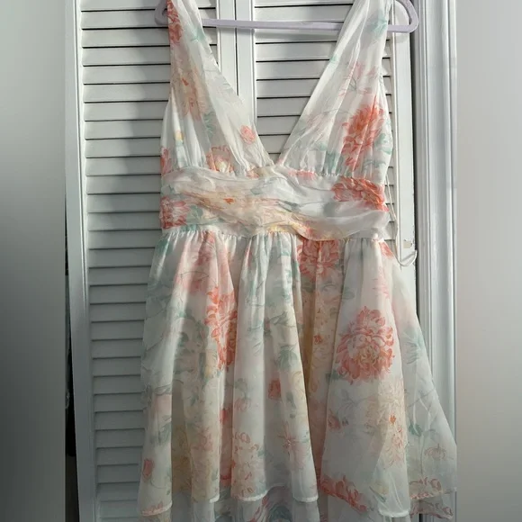 Abercrombie & Fitch | Dresses | Floral Pastel Flowy Dress | Poshmark